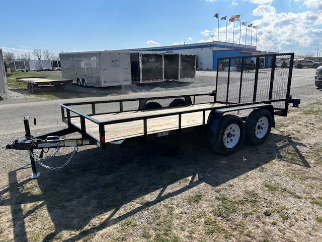 Car Mate 6 x 14 Landscape Utility Trailer - Landscape Ramp