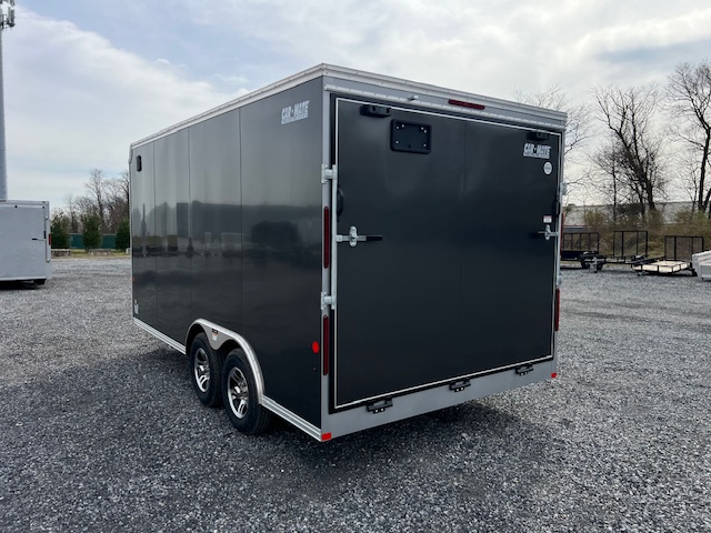 Car Mate 8.5 x 16 Enclosed Cargo Trailer - Aluminum Wheels