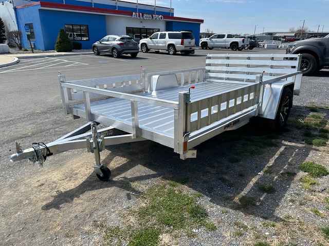 Sport Haven 7×12 Aluminum Utility Trailer - Side ATV Ramps