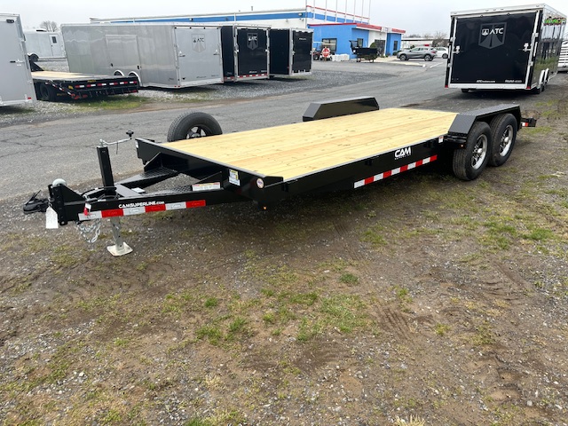 CAM Superline 7 x 20 Open Car Hauler - Slide Out Ramps