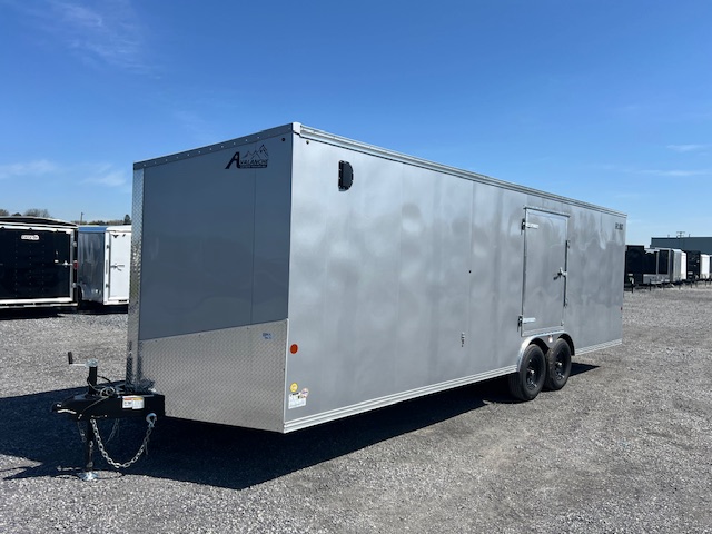 Car Mate Avalanche 8.5 x 24 V-Nose Enclosed Car Trailer - Get Out Door