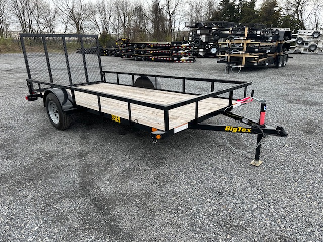 Big Tex 6 x 14 Utility Trailer - Rear Landscape Ramp