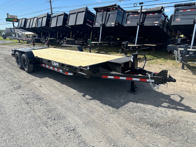 CAM Superline 7 x 22 Equipment Trailer - Super Ramps