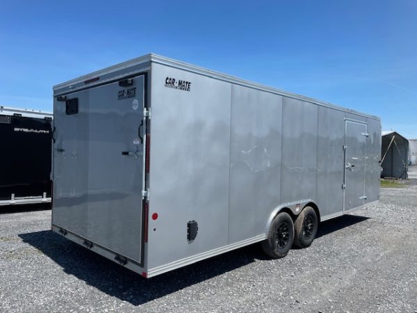 Car Mate 8.5 x 24 Enclosed Car Trailer - Aluminum Wheels