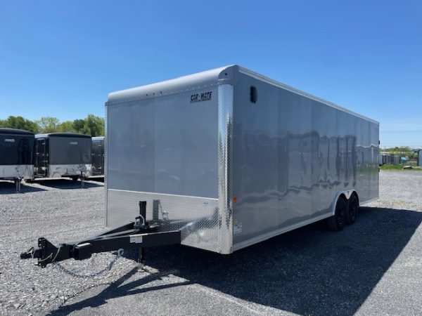 Car Mate 8.5 x 24 Enclosed Car Trailer - Aluminum Wheels