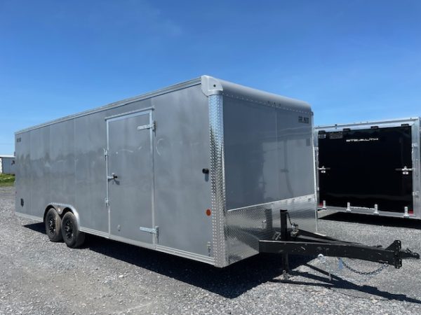 Car Mate 8.5 x 24 Enclosed Car Trailer - Aluminum Wheels