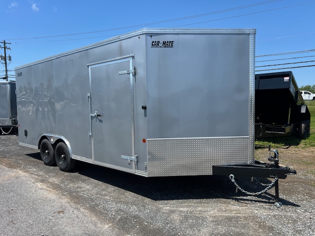 CarMate 8.5 x 18 Enclosed Car Trailer - Aluminum Wheels