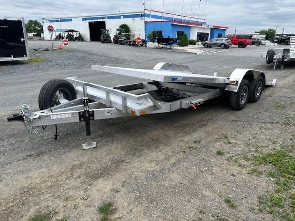 Cargo Pro 7 x 22 Open Aluminum Car Hauler - Gravity Tilt Trailer