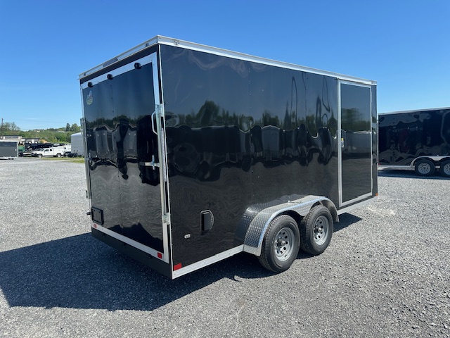 Covered Wagon 7 X 16 Enclosed Trailer - 12