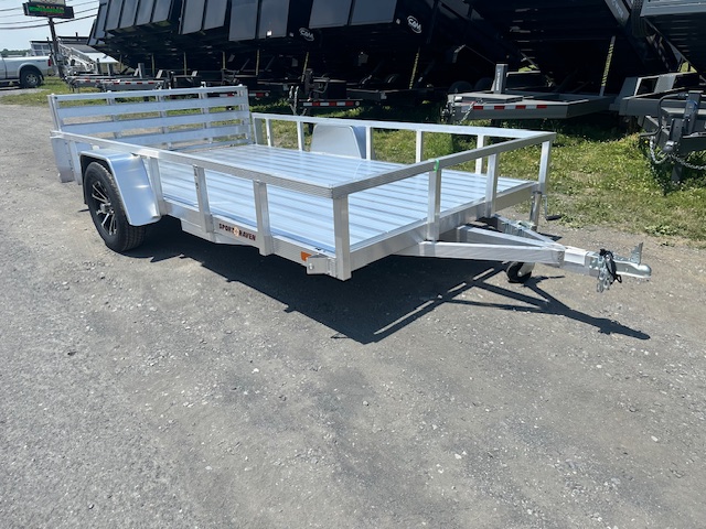 Sport Haven 7×12 Aluminum Landscape Utility Trailer - Deluxe