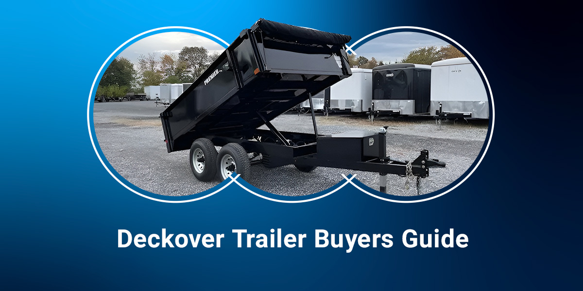 A Premier deckover trailer for sale at All Pro Trailer Superstore